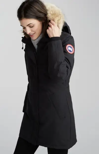 Canada goose black Victoria parka, View more