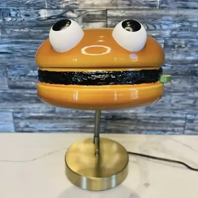 Vintage McDonald's lamp Burger statue Burger lamp Playland, View more