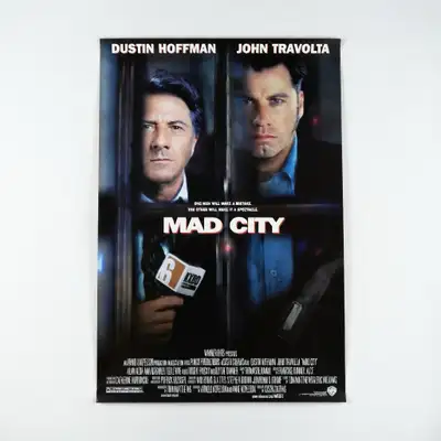 Own a piece of Hollywood history with this theatrical movie poster! Featuring the stars of Mad City,...