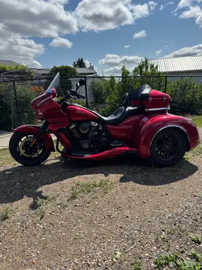 Custom built, Kawasaki Vulcan Vaquero CSC 1,700cc V-Twin Trike for sale. This bike has been taken ca...
