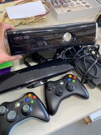 XBOX 360 with Kinect and 8 games