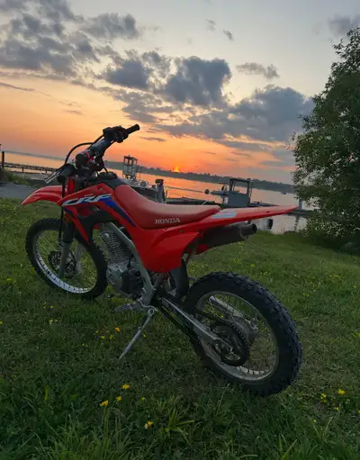 Looking for a reliable, fun, and easy-to-ride dirt bike? This 2023 Honda CRF125F is ready to hit the...