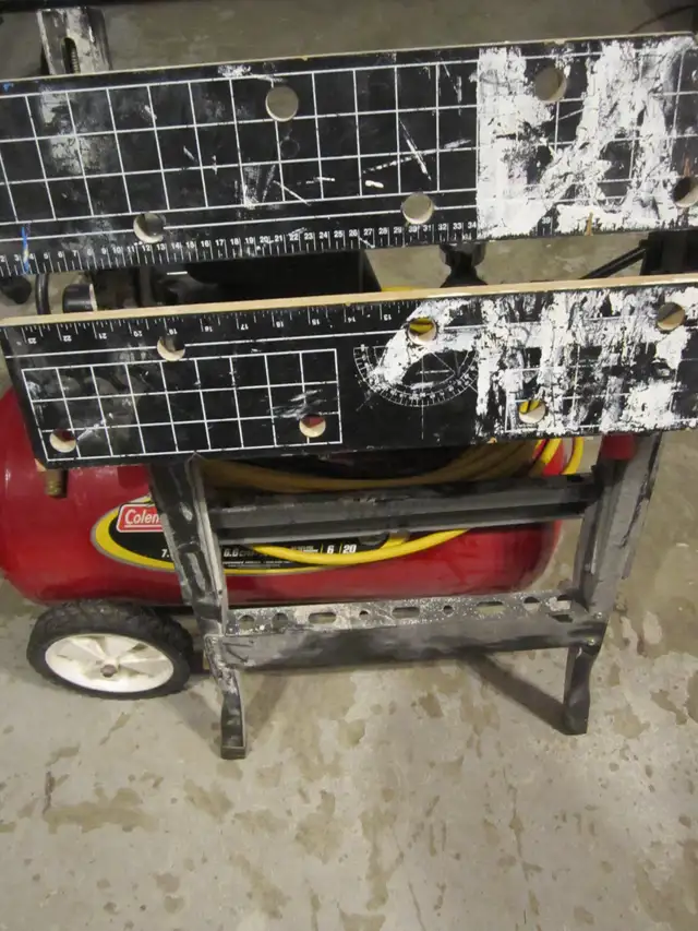 Powermate Air Compressor 20 Gallon and work bench523946887155568644