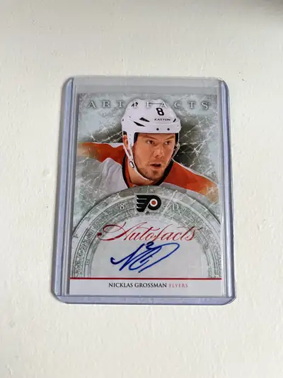 2012-13 Upper Deck Artifacts Autofacts Nicklas Grossmann Auto, View more