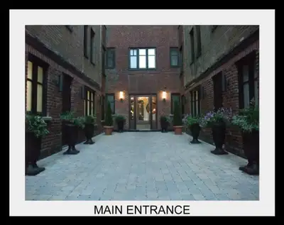 Everything included except wifi! Huge, renovated, one bedroom 3 1/2. Georgeous building on Queen Mar...