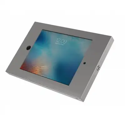 iPad Enclosure Wall Mount with Security iPad Lock - Silver, View more