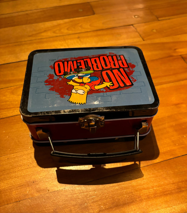 Bart Simpson tin box collectible dans Art et objets de collection  à Ville de Montréal