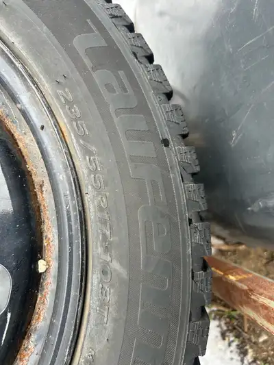 I have a set of 235/55/17 Laufenn Hankook Winter Tires on rims for sale. Asking $300 obo call 416-29...
