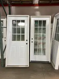 Doors available, full glass/half glass  36X80, 34X80, 32X80