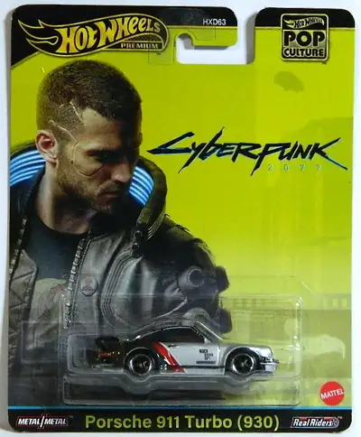 Hot Wheels Premium 1/64 Porsche 911 Turbo (930) Cyberpunk 2077 diecast new sealed, $25. Pickup in no...