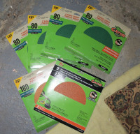 6 Packs / 18 Drywall Gator Sanding Discs 9" Diameter New Sealed