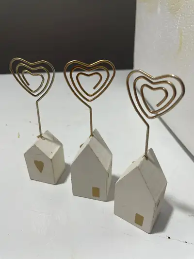 Wooden Photo or Table number holders , View more