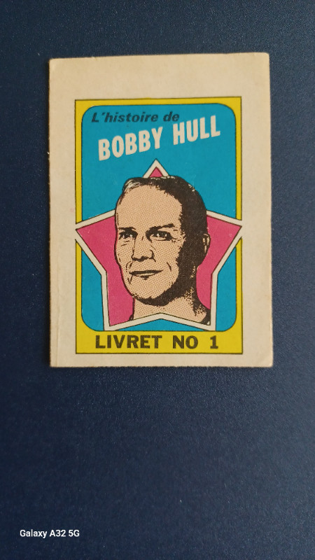 1971-72 O-Pee-Chee Bobby Hull Booklet -Livret Insert Français - dans Art et objets de collection  à Longueuil/Rive Sud