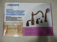 SENRY 5753-68PU Wide-Spread VICTORIAN TUB Faucet NEW,