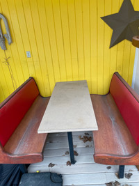 Diner booth