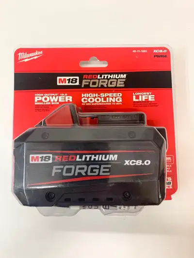MILWAUKEE M18 8.0 FORGE XC BATTERY, View more