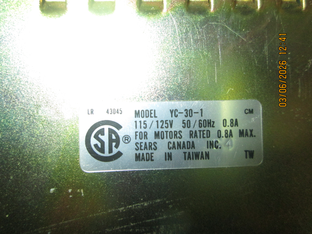 Vintage Kenmore Sewing Machine Foot Pedal Metal Model YC-30-1 in Hobbies & Crafts in Kingston - Image 4