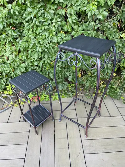 Nesting Tables, Metal and Wood, View more