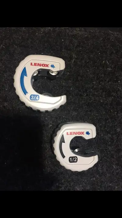 Brand NEW 1/2” & 3/4” Lenox Tubing Cutters , View more