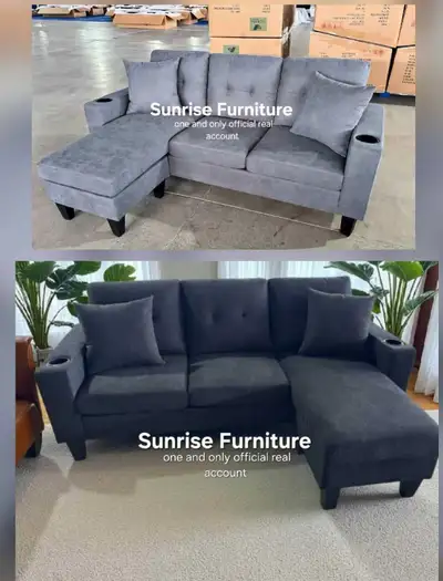 L SHAPE SOFA 3 SEATER COUCH, View more