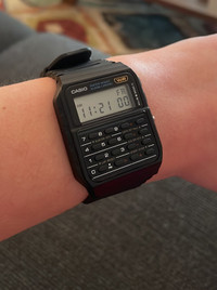 Casio Calculator Watch 