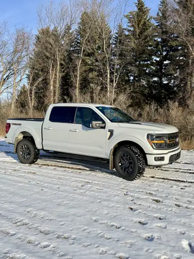 Purchased brand new from Sherwood Ford in January of 2025. Color is Avalanche. Put 35” BF Goodrich K...