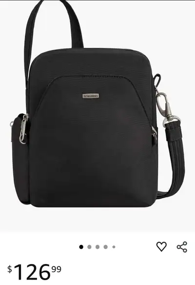 Travelon Anti-Theft Classic Travel Bag in black. This bag is in good condition and is perfect for tr...