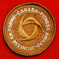 écusson Jeunesse en forme, Canada fitness award patch