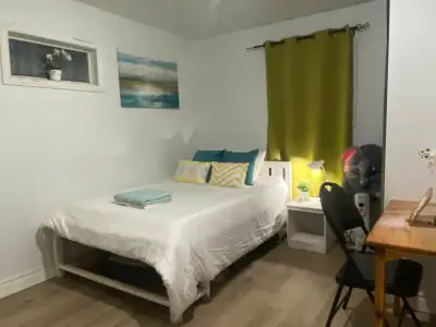 furnished room near subway by walking distance 1150 per month