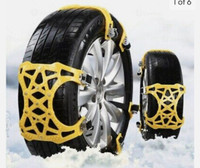 BRAND NEW - Tire Snow Chains - Set of 6