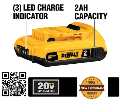 DeWalt 20V Max 2Ah Compact Battery | Brand New | Per Unit !!!!, View more