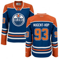 New Women's Reebok Edmonton Oilers Nugent Jersey Size XS $90