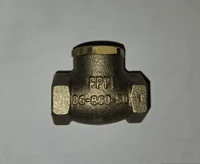 FPPI 06-860-55, Half Inch Bronze Swing Check Valve, Brand New, View more