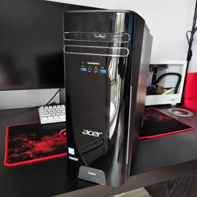Nice Black Computer PC Case with Power Supply , View more