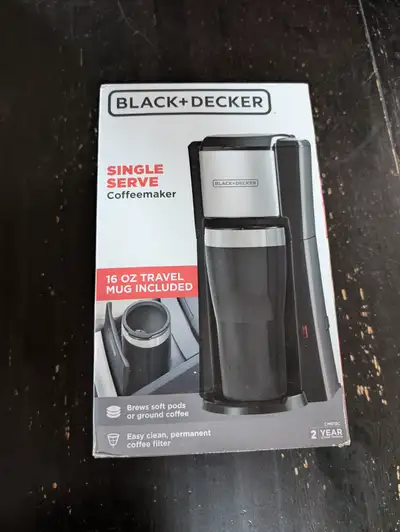 I have a Black and Decker single serve coffee maker for sale in Southwest Edmonton — near Southgate...