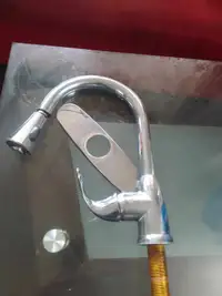 KITCHEN Faucet Stainless steel PULL DOWN with PLATE