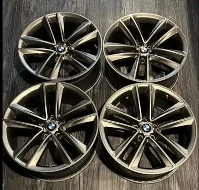 I'm selling a set of used BMW 19-inch rims and tires that will give your ride a sleek, sporty look....