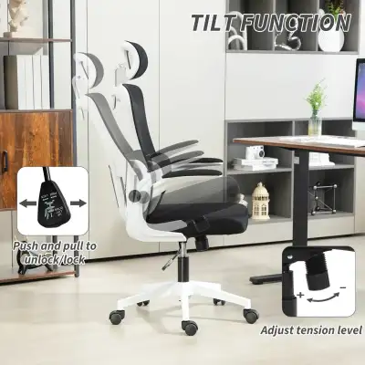 High Back Office Chair, Mesh Computer Desk Chair with Rotatable , View more