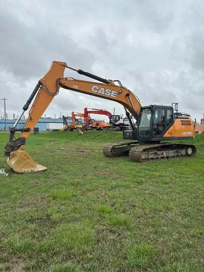 2022 Case CX210D Excavator Only 1628 hours Hydraulic variable pin grabber Auxiliary hydraulics 32” t...