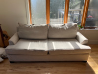 Beige Couch - 81”w x 38”d