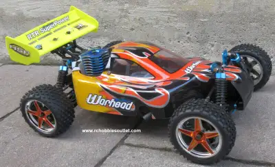 HSP Warhead Nitro Gas RC Buggy / Car 4WD 2.4G This is Brand New high quality 1/10 Scale radio contro...