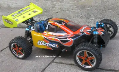 New RC Car / Buggy 3.0cc Nitro Gas Engine 4WD 2.4G 1/10 Scale, View more