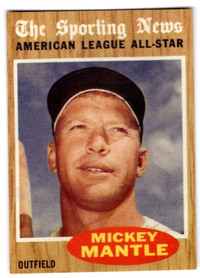 1962 Topps #471 Mickey Mantle ALL STAR! HOF NEW YORK YANKEES