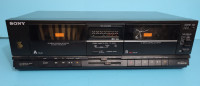 Sony Double Cassette Deck, TC-W255, Untested