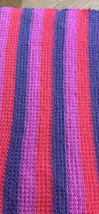 Crochet lap blanket 30x50inches