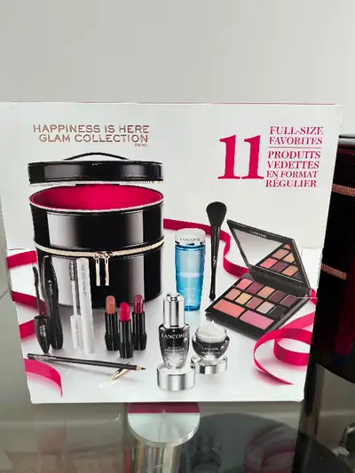 Brand new Lancome gift set, eye cream, face serum, make up, View more
