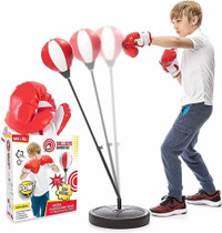 Punching bag with gloves