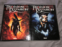 Les 2 premiers albums BD de la série Le troisième Testament