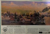 1981 Harley-Davidson Tour Glide/Electra Glide 2-Page Original Ad