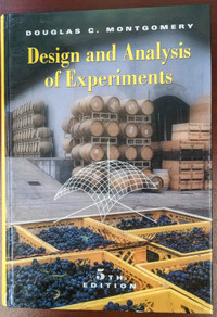 Montgomery - Design and analysis of experiments